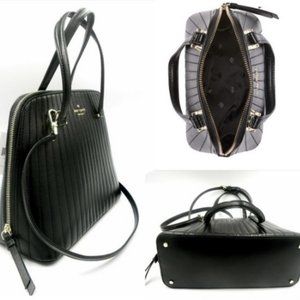 Kate Spade Black Purse Patterson Quilted NWT